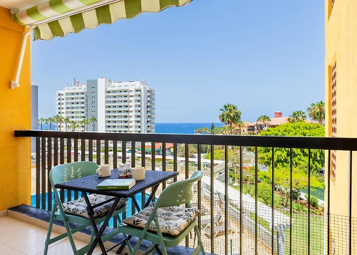 32 Bright Copacabana Ocean View Free Wifi Appartement Costa Adeje (Tenerife)